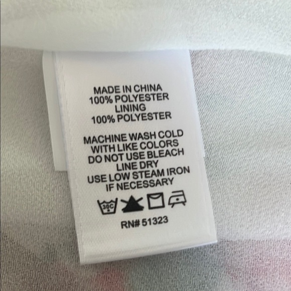 1. State Cream Wrap Midi Dress Flutter Sleeve w/ Pink Yellow Green Floral Size 8 - Picture 12 of 12